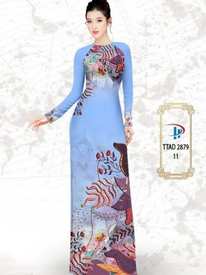 1614138482 415 Vai Ao Dai Hoa In 3D thiet ke 2021 AD