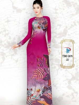 1614138485 314 Vai Ao Dai Hoa In 3D thiet ke 2021 AD