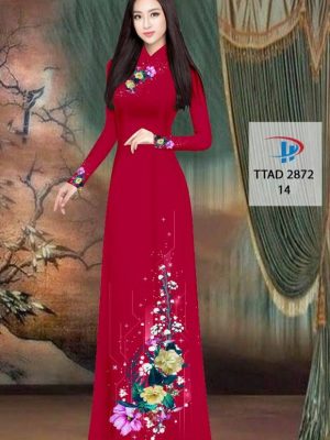 1614138654 874 Vai Ao Dai Hoa In 3D thiet ke 2021 AD