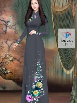 1614138656 387 Vai Ao Dai Hoa In 3D thiet ke 2021 AD