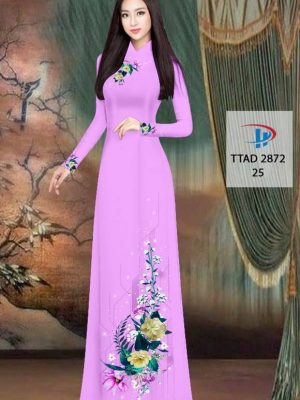 1614138657 575 Vai Ao Dai Hoa In 3D thiet ke 2021 AD