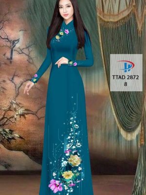 1614138658 241 Vai Ao Dai Hoa In 3D thiet ke 2021 AD