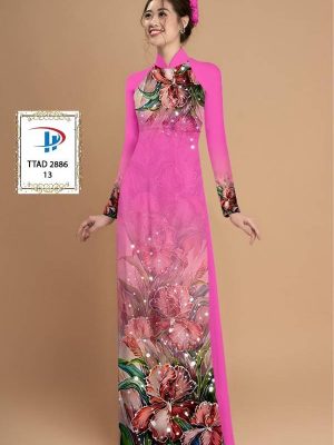 1614223779 729 Vai Ao Dai Hoa In 3D thiet ke 2021 AD