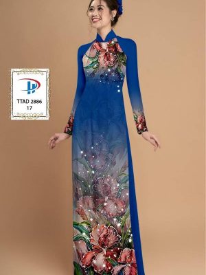1614223780 909 Vai Ao Dai Hoa In 3D thiet ke 2021 AD