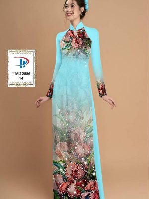 1614223780 942 Vai Ao Dai Hoa In 3D thiet ke 2021 AD