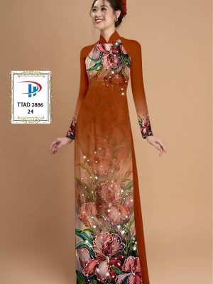 1614223782 694 Vai Ao Dai Hoa In 3D thiet ke 2021 AD