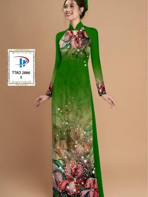 1614223783 977 Vai Ao Dai Hoa In 3D thiet ke 2021 AD