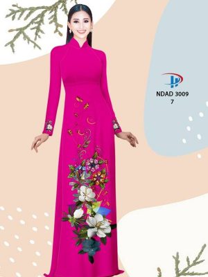 1614226924 57 Vai Ao Dai Hoa In 3D thiet ke 2021 AD