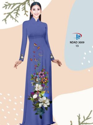 1614226925 288 Vai Ao Dai Hoa In 3D thiet ke 2021 AD