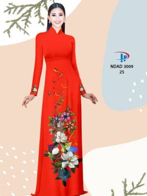 1614226927 445 Vai Ao Dai Hoa In 3D thiet ke 2021 AD