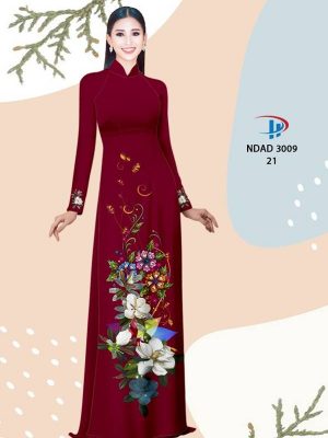 1614226927 584 Vai Ao Dai Hoa In 3D thiet ke 2021 AD