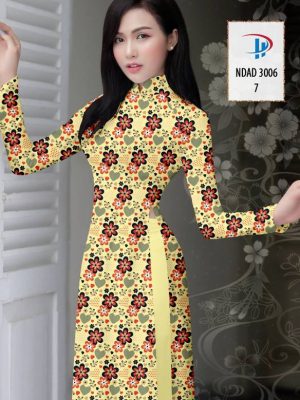 Vải Áo Dài Hoa Nhí mới ra AD NDAD 3006 28 1614241763 209 Vai Ao Dai Hoa Nhi moi ra AD NDAD 3006