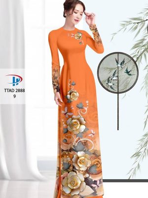 Vải Áo Dài Hoa In 3D thiết kế 2021 AD TTAD 2888 27 1614243278 393 Vai Ao Dai Hoa In 3D thiet ke 2021 AD