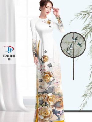 Vải Áo Dài Hoa In 3D thiết kế 2021 AD TTAD 2888 36 1614243280 157 Vai Ao Dai Hoa In 3D thiet ke 2021 AD