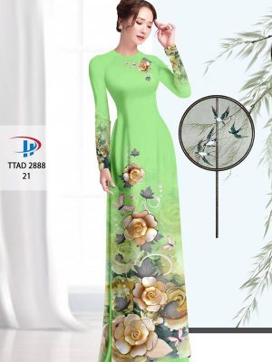 Vải Áo Dài Hoa In 3D thiết kế 2021 AD TTAD 2888 39 1614243280 386 Vai Ao Dai Hoa In 3D thiet ke 2021 AD