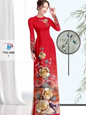 Vải Áo Dài Hoa In 3D thiết kế 2021 AD TTAD 2888 44 1614243281 375 Vai Ao Dai Hoa In 3D thiet ke 2021 AD