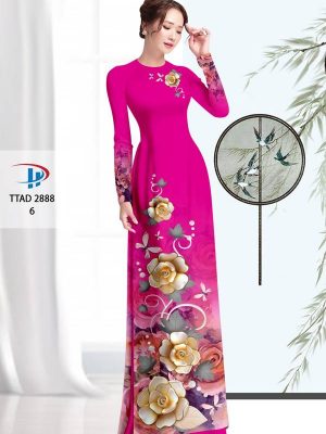Vải Áo Dài Hoa In 3D thiết kế 2021 AD TTAD 2888 49 1614243282 391 Vai Ao Dai Hoa In 3D thiet ke 2021 AD
