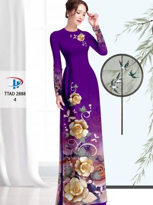 Vải Áo Dài Hoa In 3D thiết kế 2021 AD TTAD 2888 47 1614243282 438 Vai Ao Dai Hoa In 3D thiet ke 2021 AD