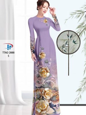 Vải Áo Dài Hoa In 3D thiết kế 2021 AD TTAD 2888 48 1614243282 463 Vai Ao Dai Hoa In 3D thiet ke 2021 AD