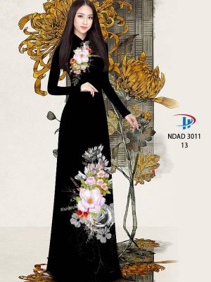 1614243555 390 Vai Ao Dai Hoa In 3D thiet ke 2021 AD