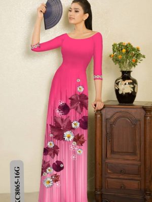 Vải Áo Dài Hoa Cúc mới ra AD KC8065 23 1614246969 245 Vai Ao Dai Hoa Cuc moi ra AD KC8065