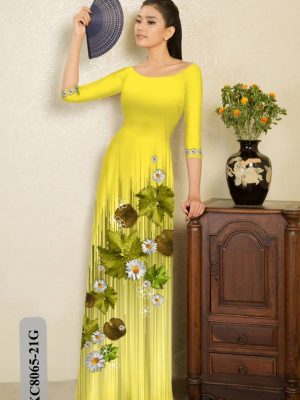 Vải Áo Dài Hoa Cúc mới ra AD KC8065 24 1614246969 875 Vai Ao Dai Hoa Cuc moi ra AD KC8065
