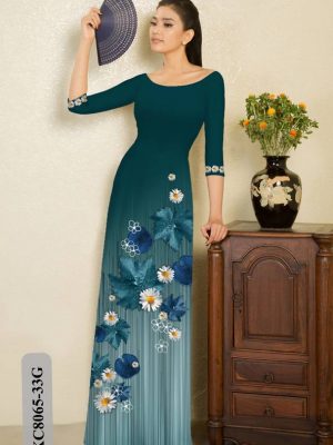 Vải Áo Dài Hoa Cúc mới ra AD KC8065 28 1614246970 607 Vai Ao Dai Hoa Cuc moi ra AD KC8065
