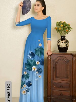 Vải Áo Dài Hoa Cúc mới ra AD KC8065 27 1614246970 892 Vai Ao Dai Hoa Cuc moi ra AD KC8065