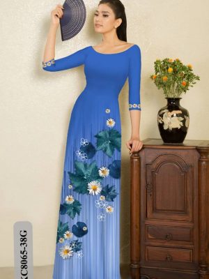 Vải Áo Dài Hoa Cúc mới ra AD KC8065 29 1614246970 961 Vai Ao Dai Hoa Cuc moi ra AD KC8065