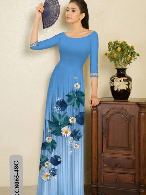Vải Áo Dài Hoa Cúc mới ra AD KC8065 32 1614246971 878 Vai Ao Dai Hoa Cuc moi ra AD KC8065