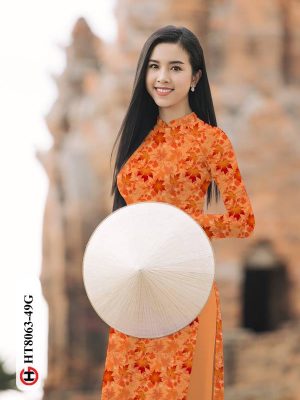 Vải Áo Dài In Hình Lá Phong mới ra AD HT8063 28 1614247789 374 Vai Ao Dai In Hinh La Phong moi ra AD