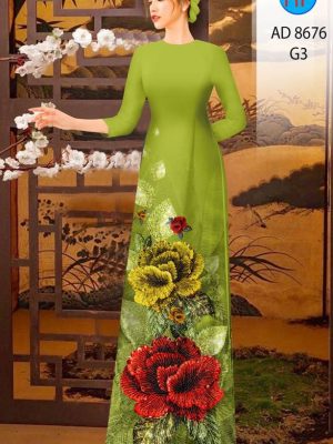 Vải Áo Dài Hoa In 3D kiểu mới AD 8676 20 1614249310 63 Vai Ao Dai Hoa In 3D kieu moi AD 8676