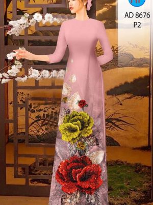 Vải Áo Dài Hoa In 3D kiểu mới AD 8676 26 1614249311 160 Vai Ao Dai Hoa In 3D kieu moi AD 8676