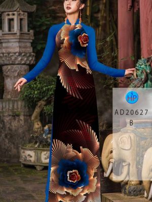 Vải Áo Dài Hoa In 3D thiết kế 2021 AD 20627 21 1614250407 257 Vai Ao Dai Hoa In 3D thiet ke 2021 AD