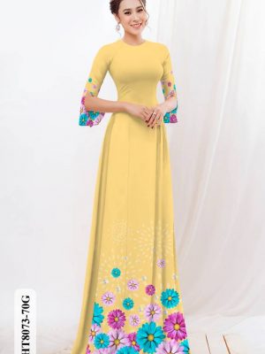Vải Áo Dài Hoa In 3D thiết kế 2021 AD HT8073 17 1614313767 755 Vai Ao Dai Hoa In 3D thiet ke 2021 AD