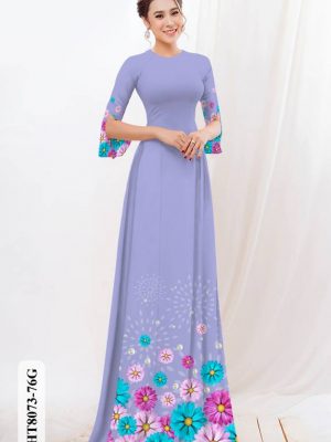 Vải Áo Dài Hoa In 3D thiết kế 2021 AD HT8073 22 1614313768 474 Vai Ao Dai Hoa In 3D thiet ke 2021 AD