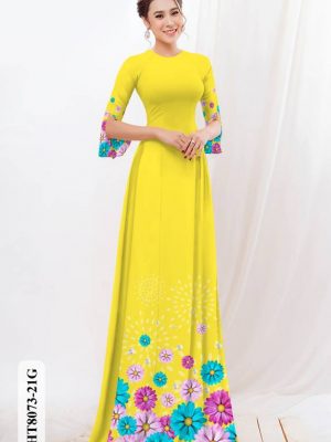 Vải Áo Dài Hoa In 3D thiết kế 2021 AD HT8073 24 1614313768 717 Vai Ao Dai Hoa In 3D thiet ke 2021 AD