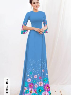 Vải Áo Dài Hoa In 3D thiết kế 2021 AD HT8073 26 1614313769 373 Vai Ao Dai Hoa In 3D thiet ke 2021 AD
