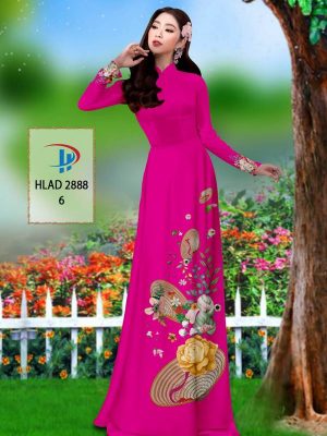 Vải Áo Dài Hoa Hồng thiết kế 2021 AD HLAD 2888 28 1614314755 194 Vai Ao Dai Hoa Hong thiet ke 2021 AD HLAD