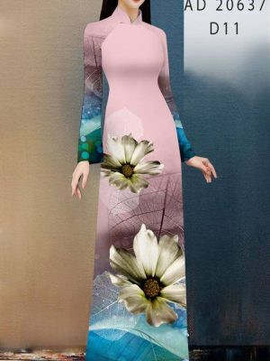 Vải Áo Dài Hoa In 3D thiết kế 2021 AD 20637 23 1614315774 354 Vai Ao Dai Hoa In 3D thiet ke 2021 AD