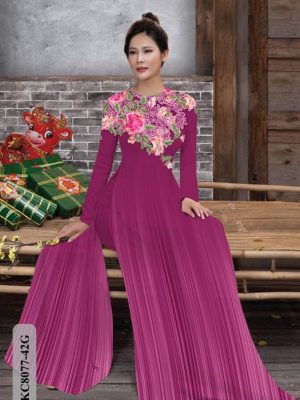 Vải Áo Dài Hoa Hồng thiết kế 2021 AD KC8077 28 1614316936 702 Vai Ao Dai Hoa Hong thiet ke 2021 AD KC8077