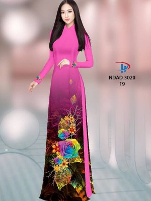 1614318289 390 Vai Ao Dai Hoa Hong kieu moi AD NDAD 3020