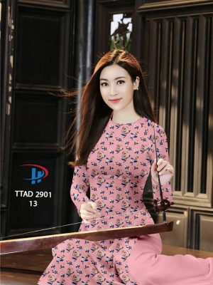 Vải Áo Dài Hoa Hồng Đều thiết kế 2021 AD TTAD 2901 29 1614419570 126 Vai Ao Dai Hoa Hong Deu thiet ke 2021 AD