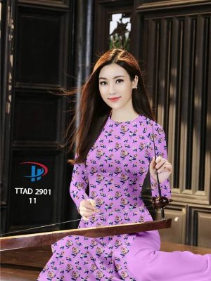 Vải Áo Dài Hoa Hồng Đều thiết kế 2021 AD TTAD 2901 27 1614419570 602 Vai Ao Dai Hoa Hong Deu thiet ke 2021 AD