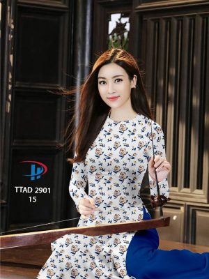 Vải Áo Dài Hoa Hồng Đều thiết kế 2021 AD TTAD 2901 31 1614419571 76 Vai Ao Dai Hoa Hong Deu thiet ke 2021 AD