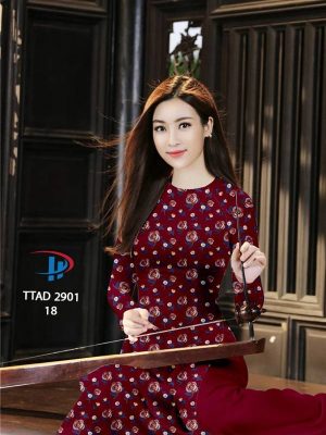 Vải Áo Dài Hoa Hồng Đều thiết kế 2021 AD TTAD 2901 34 1614419572 417 Vai Ao Dai Hoa Hong Deu thiet ke 2021 AD