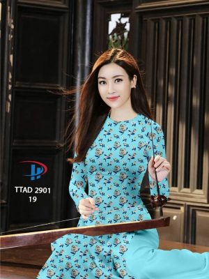Vải Áo Dài Hoa Hồng Đều thiết kế 2021 AD TTAD 2901 35 1614419572 875 Vai Ao Dai Hoa Hong Deu thiet ke 2021 AD