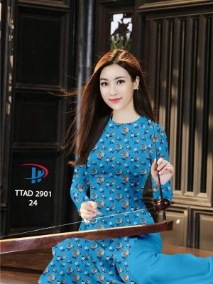 Vải Áo Dài Hoa Hồng Đều thiết kế 2021 AD TTAD 2901 40 1614419573 372 Vai Ao Dai Hoa Hong Deu thiet ke 2021 AD