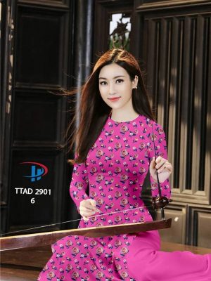 Vải Áo Dài Hoa Hồng Đều thiết kế 2021 AD TTAD 2901 47 1614419575 284 Vai Ao Dai Hoa Hong Deu thiet ke 2021 AD