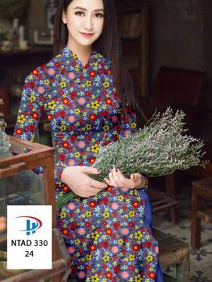 Vải Áo Dài Hoa Nhí kiểu mới AD NTAD 330 48 1614421466 666 Vai Ao Dai Hoa Nhi kieu moi AD NTAD 330